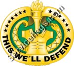 Drill Sergeant Badge Gold