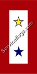 1 gold 1 blue star service flag