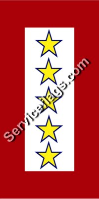 5 gold stars service flag