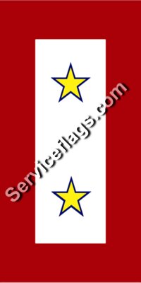 2 gold stars service flag