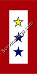 1 gold 2 blue star service flag