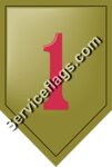 1st Infantry patch