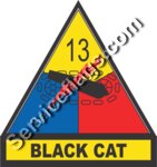 13th Armored Division Black Cat