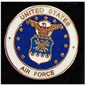 US Air Force Branch Pin 3/4"