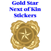 Gold Star Next of Kin Design Sticker