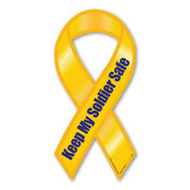 Keep My Soldier Safe 8" Ribbon Magnet