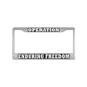 Operation Enduring Freedom License Plate Frame (Limited Availability)