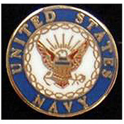 US Navy Branch Pin 3/4"