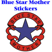 Blue Star Mother Logo Stickers