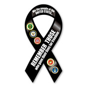Remember Those Who Gave Their Lives  8" Ribbon Magnet